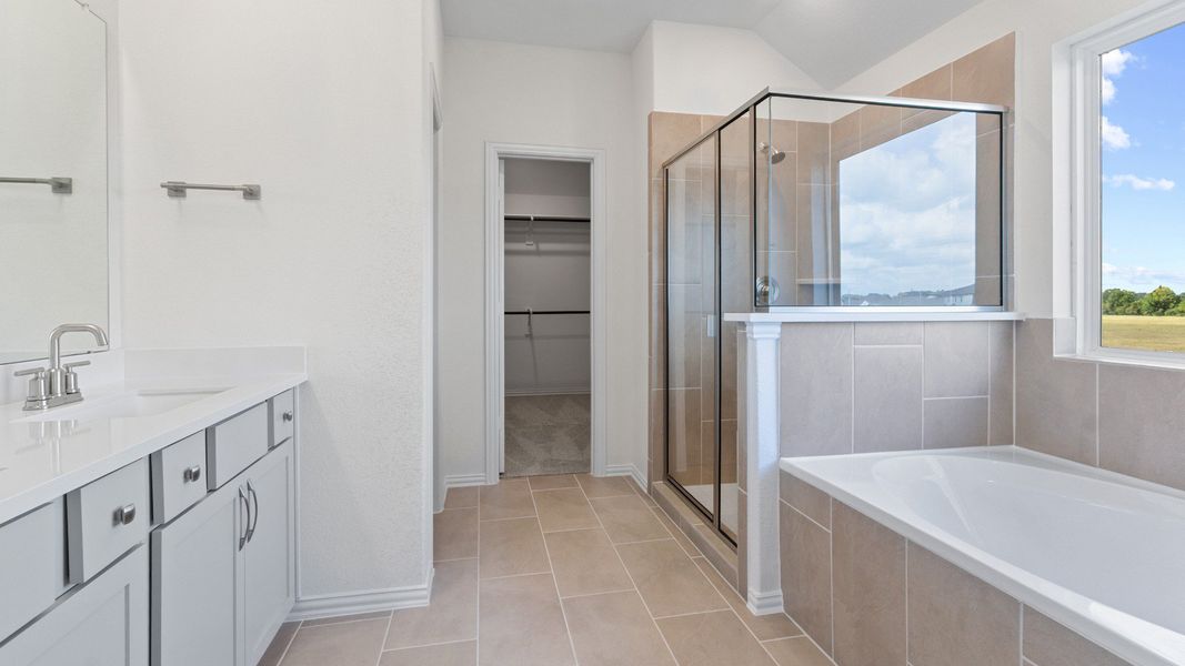 Representative furnished interior of a home built from the Maui by Brightland Homes in Bridgeland Creekland Village, Cypress (Image 16).