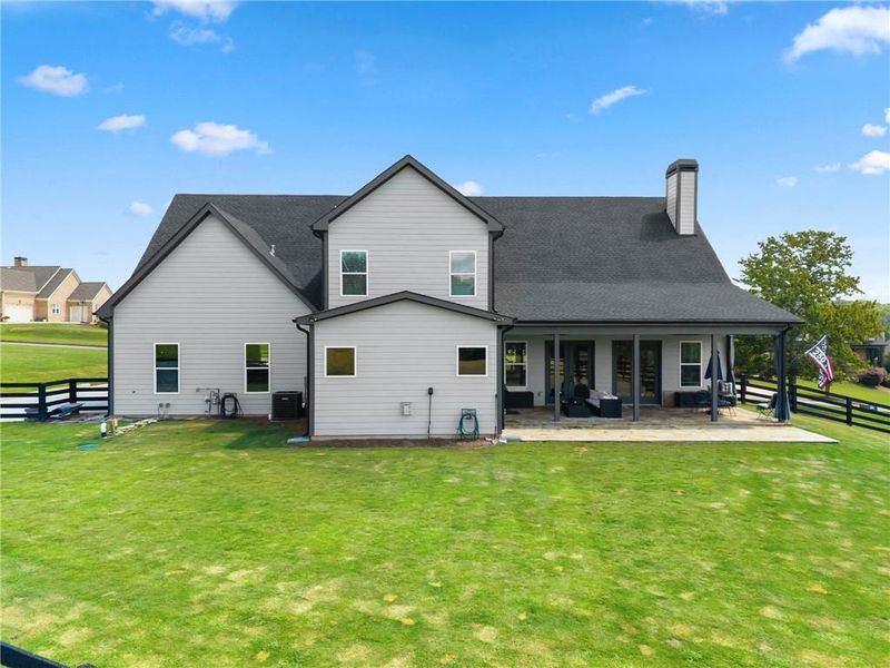 Exterior details and patio area of a home in , Dawsonville (Image 25).