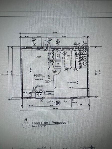 2D floor plan layout of this home in , Miami, FL (Image 5).