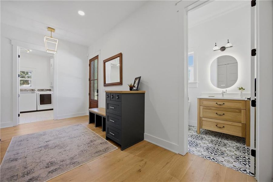 Furnished interior view inside a new home in , Sugar Hill (Image 48).