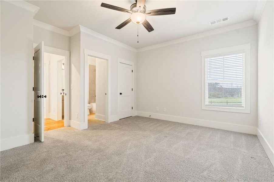 Spacious, unfurnished interior of a new home in Alcovy Station, Covington (Image 37).
