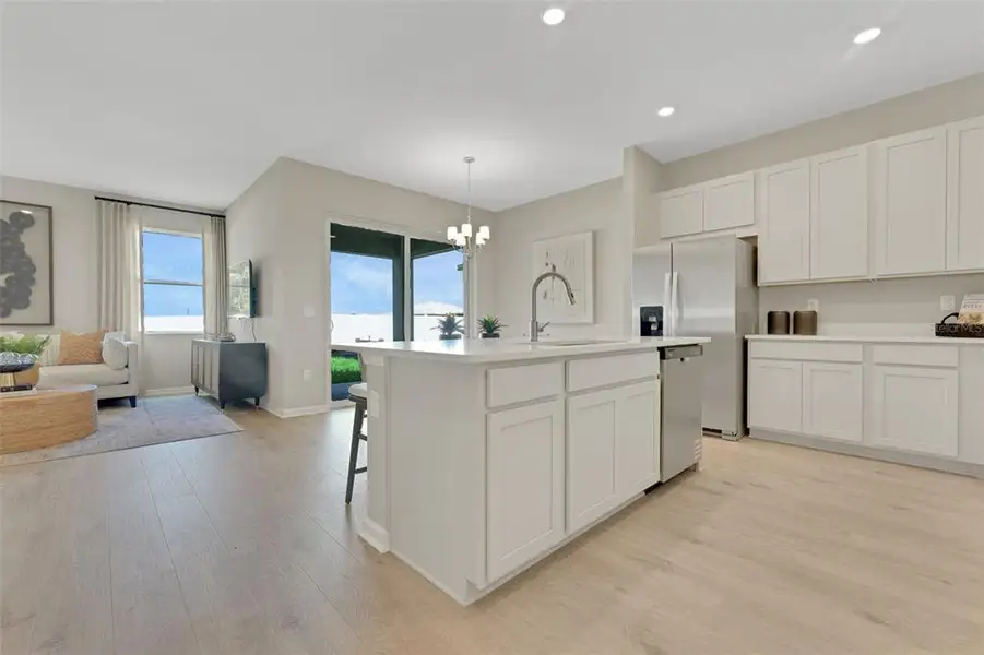 Furnished interior view inside a new home in Willowbrook North, Winter Haven (Image 13).
