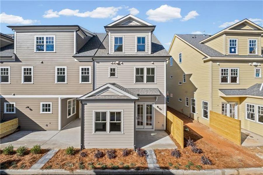 Front exterior of a new home in , Ball Ground, GA, highlighting curb appeal (Image 22).