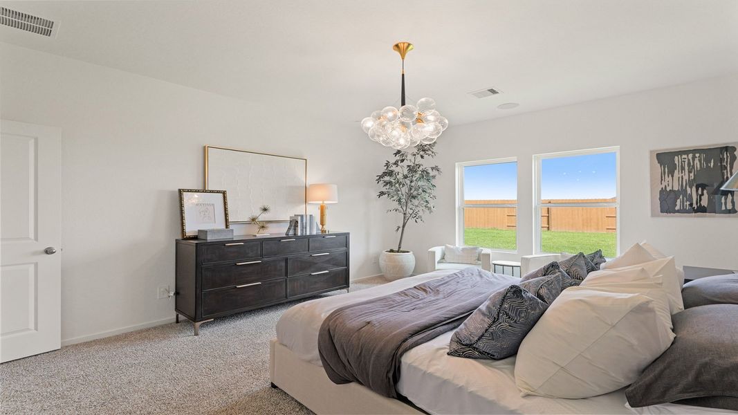 Furnished interior view inside a new home in Cypress Green, Tomball (Image 21).