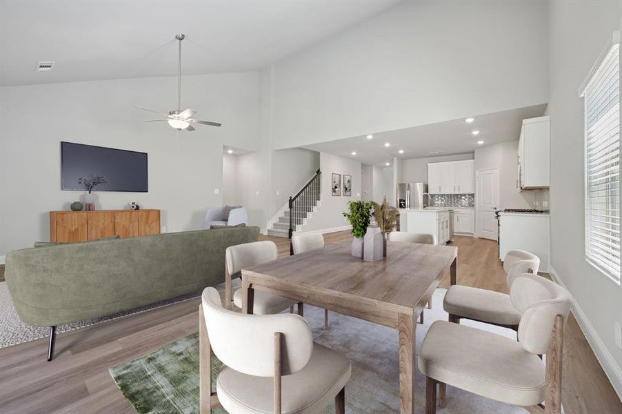 Furnished interior view inside a new home in Windmore, Princeton (Image 12).