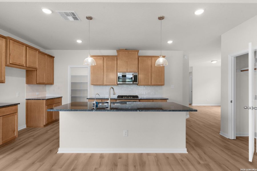 Furnished interior view inside a new home in Clear Creek, New Braunfels (Image 4).