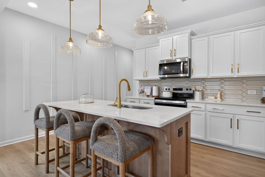 Furnished interior view inside a new home in The Ridge Townhomes, Monroe (Image 7).