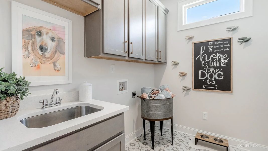 Representative furnished interior of a home built from the Promenade by Epcon Communities in The Courtyards by The Manor, Alpharetta (Image 14).