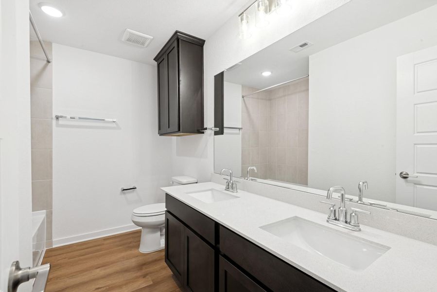 Furnished interior view inside a new home in Ambrose, La Marque (Image 2).