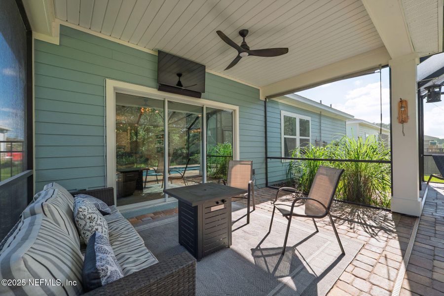Furnished interior view inside a new home in , St. Augustine (Image 27).
