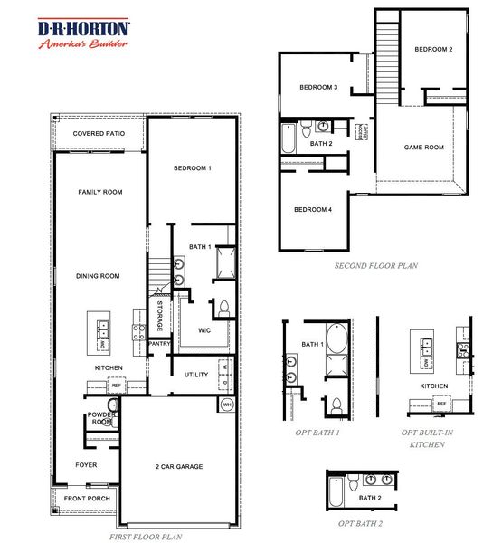 2D floor plan layout for the Jasmine by D.R. Horton in Emberly, Beasley, TX (Image 3). 2D floor plan layout for the Jasmine by D.R. Horton in Emberly, Beasley, TX (Image 3).