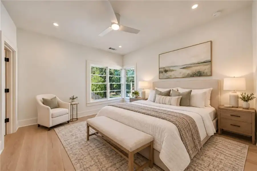Furnished interior view inside a new home in , Sandy Springs (Image 46).