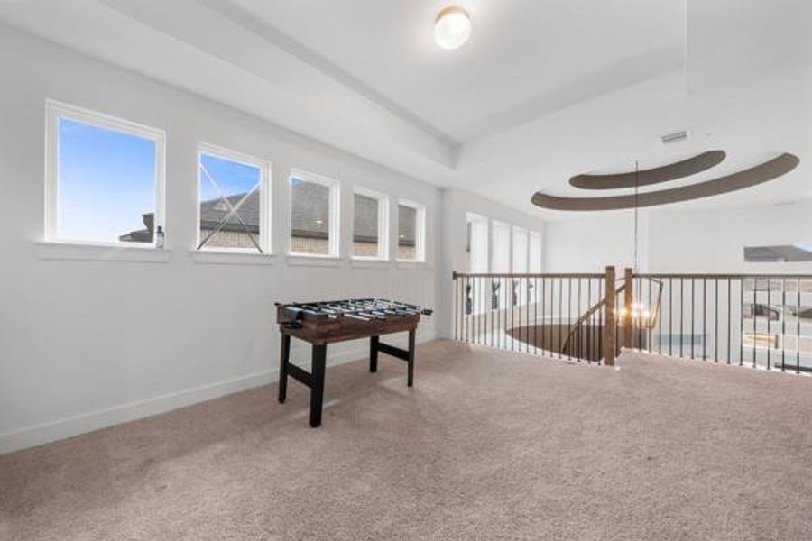 Furnished interior view inside a new home in , Katy (Image 11).