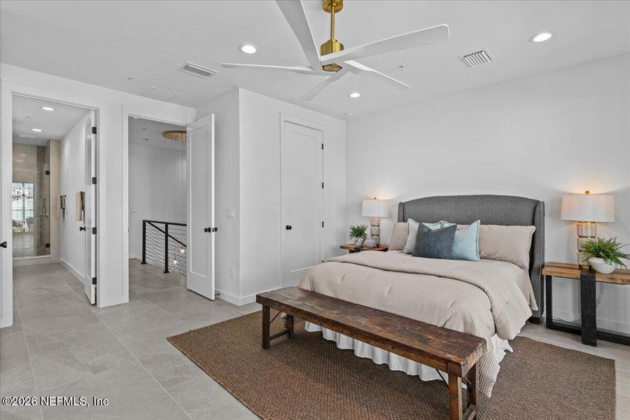 Furnished interior view inside a new home in , Jacksonville Beach (Image 10).