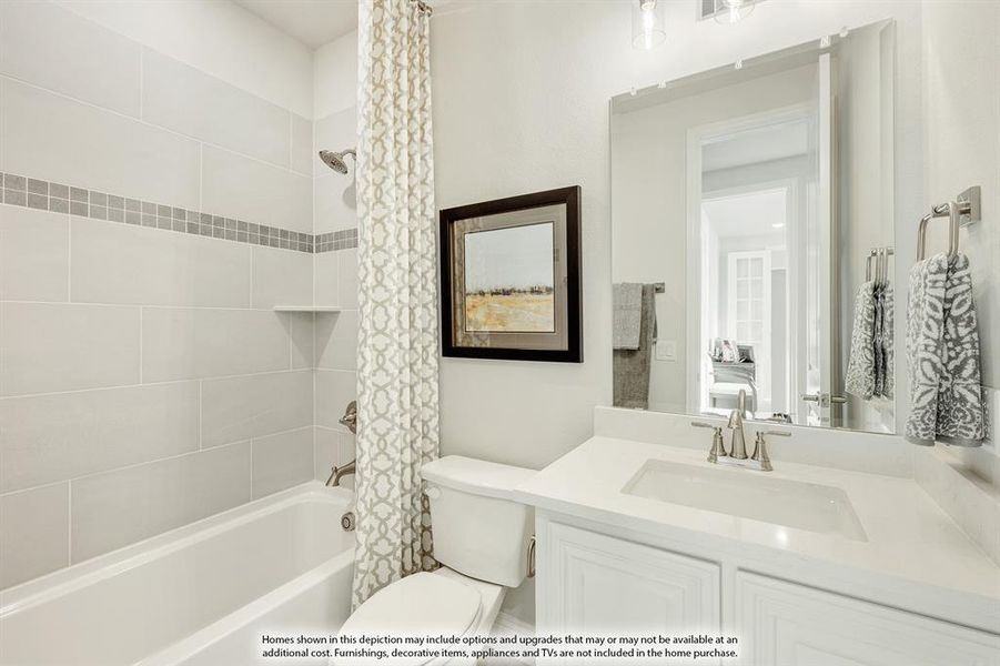 Furnished interior view inside a new home in Mosaic, Celina (Image 23). Furnished interior view inside a new home in Mosaic, Celina (Image 23).