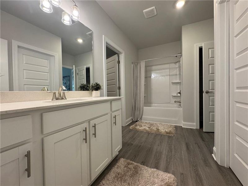Furnished interior view inside a new home in Tuscany Hills, Douglasville (Image 19).