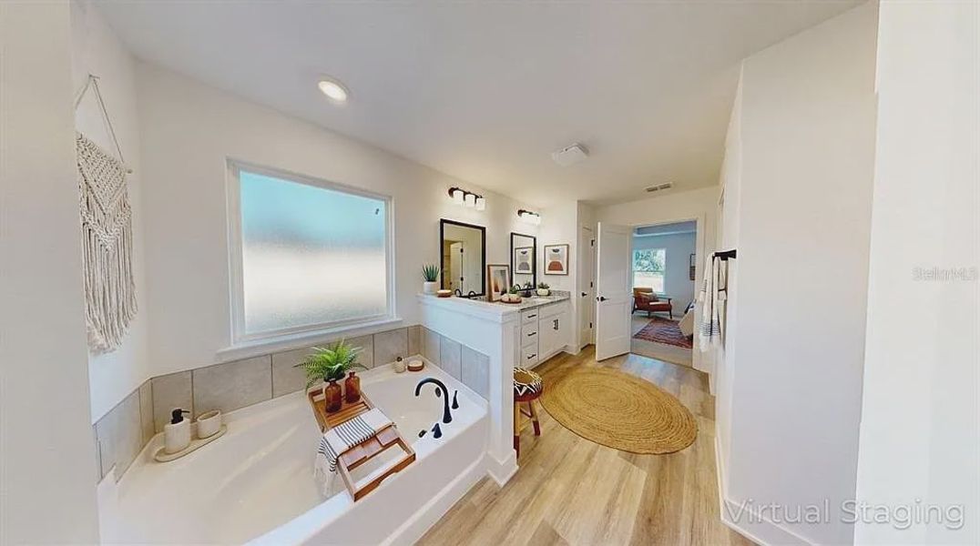 Furnished interior view inside a new home in Briarwood, Alachua (Image 8).