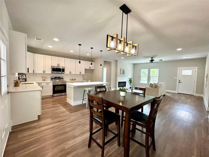 Furnished interior view inside a new home in , Bastrop (Image 13). Furnished interior view inside a new home in , Bastrop (Image 13).