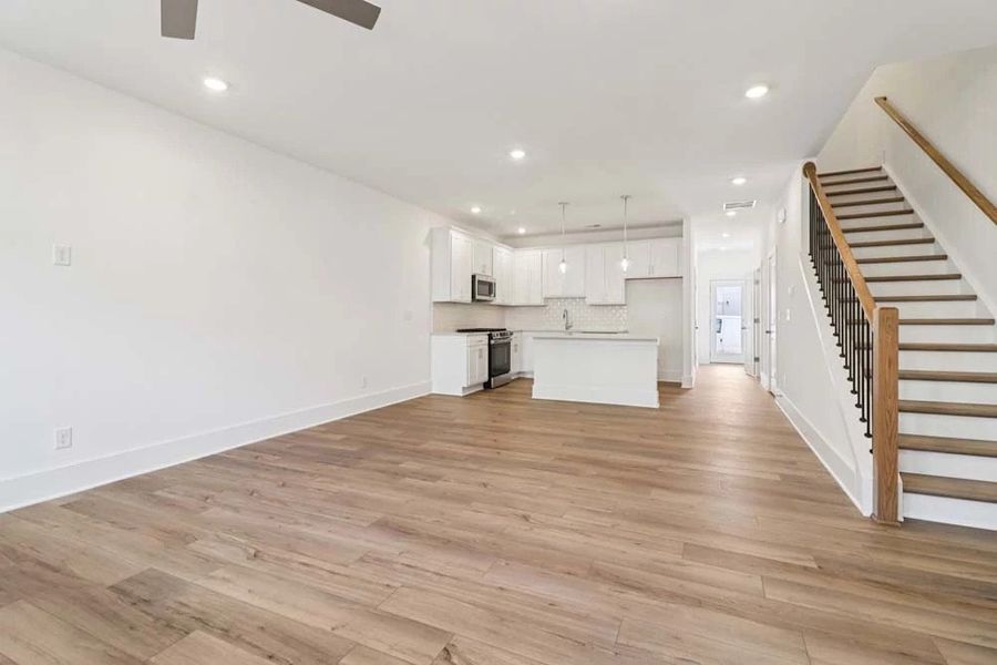 View of the Kitchen from Family Room