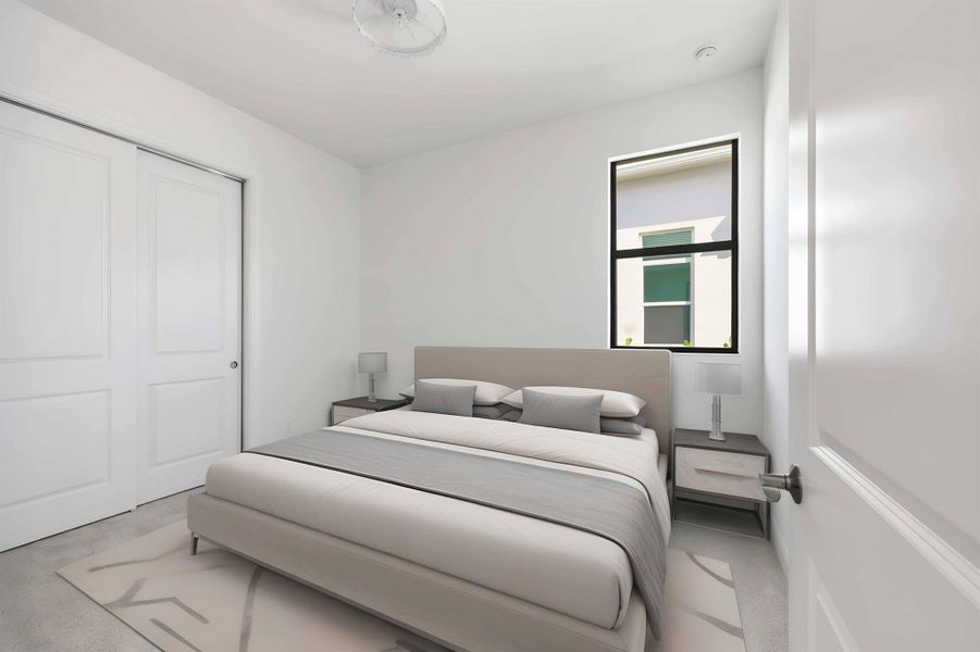 Furnished interior view inside a new home in , Port St. Lucie (Image 14).