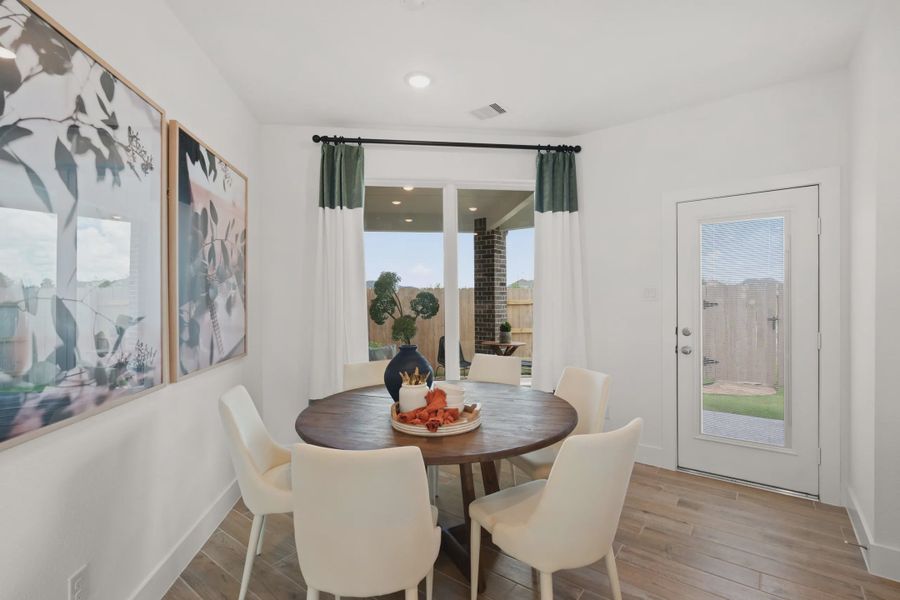 Representative furnished interior of a home built from the Rosewood by Chesmar Homes in Bridgeland, Elgin (Image 7).
