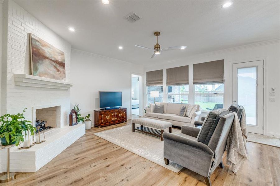 Furnished interior view inside a new home in Whitestone Heights, Benbrook (Image 22).
