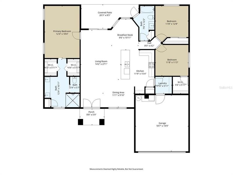 2D floor plan layout of this home in , Citrus Springs, FL (Image 5). 2D floor plan layout of this home in , Citrus Springs, FL (Image 5).