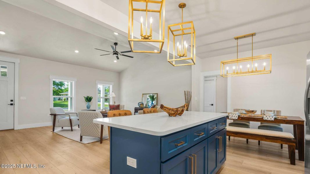 Furnished interior view inside a new home in , Hampton (Image 5).