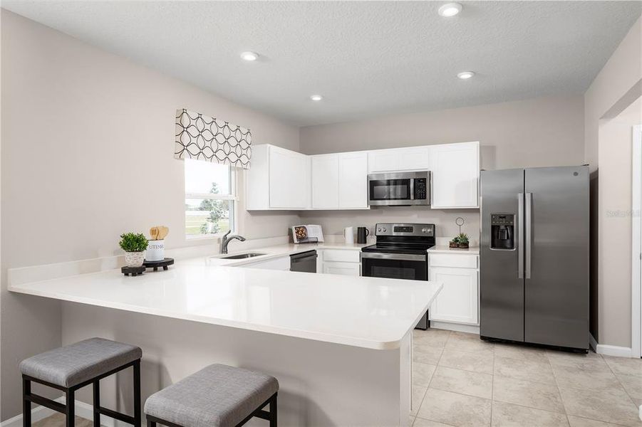 Furnished interior view inside a new home in Crystal Lake Preserve, Dundee (Image 9). Furnished interior view inside a new home in Crystal Lake Preserve, Dundee (Image 9).