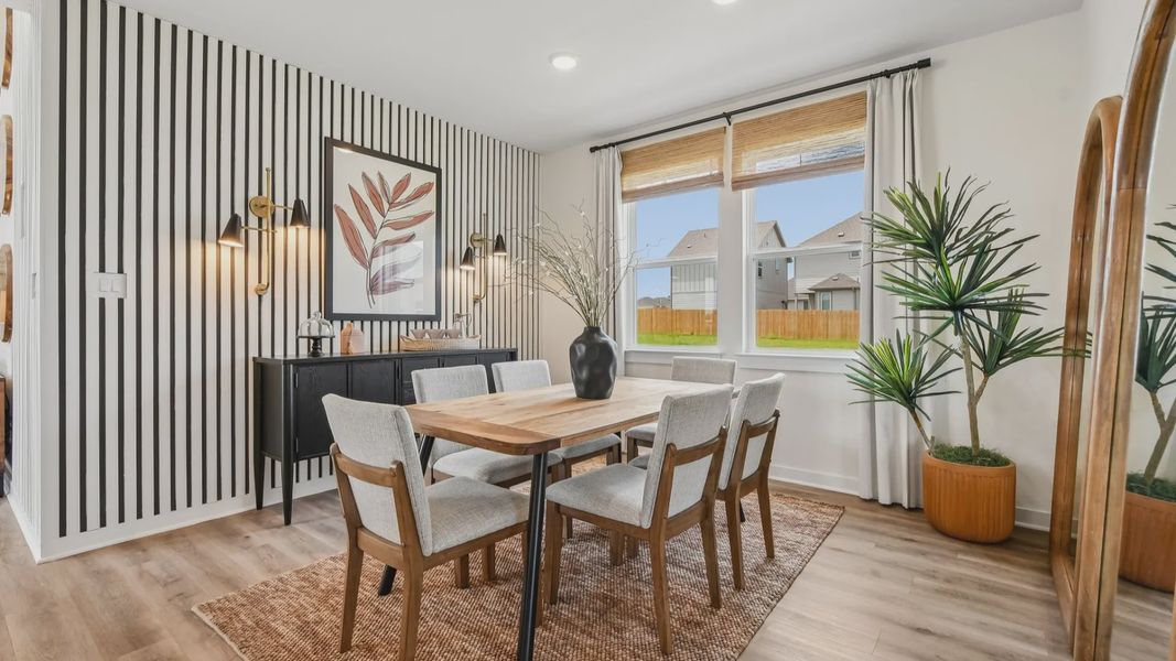 Furnished interior view inside a new home in Creeks Crossing, Elgin (Image 12).
