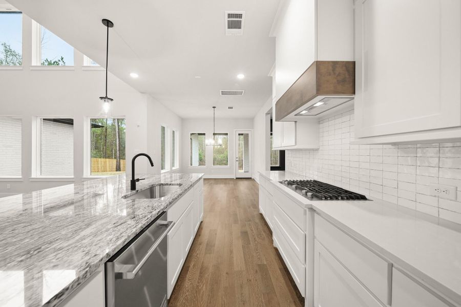 Furnished interior view inside a new home in Colton, Todd Mission (Image 9). Furnished interior view inside a new home in Colton, Todd Mission (Image 9).