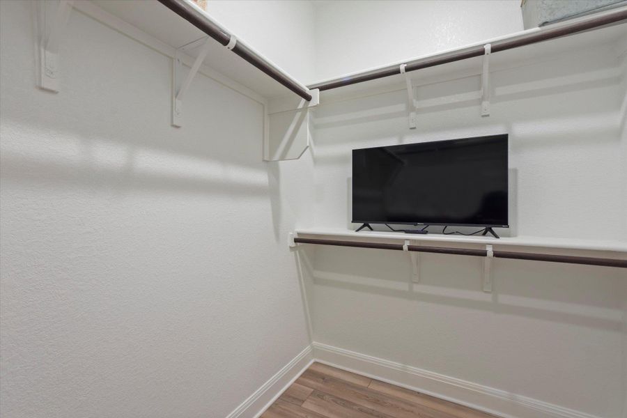 Large primary closet