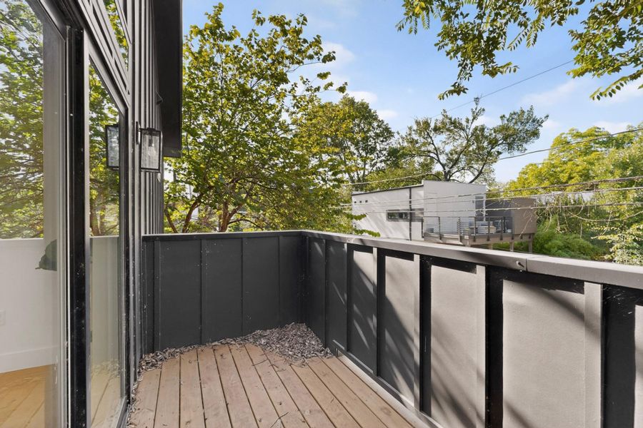 Exterior details and patio area of a home in , Austin (Image 30).