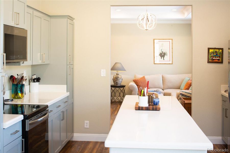 Furnished interior view inside a new home in , Crestone (Image 8).