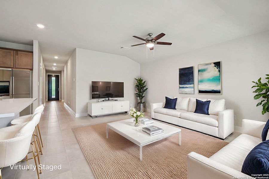 Furnished interior view inside a new home in Comanche Ridge, San Antonio (Image 4).