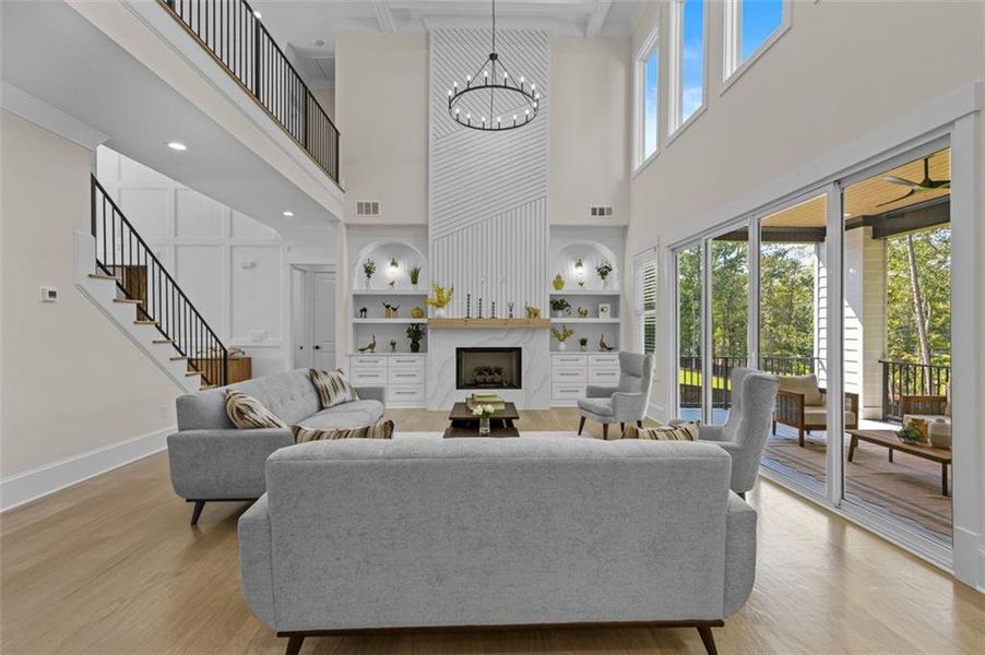Furnished interior view inside a new home in , Winder (Image 51).