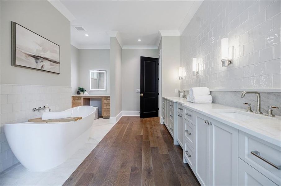 Furnished interior view inside a new home in , Canton (Image 11).