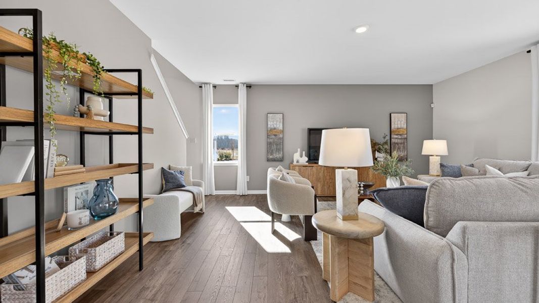 Representative furnished interior of a home built from the Hanover by D.R. Horton in Martin Farms, Aberdeen (Image 10).