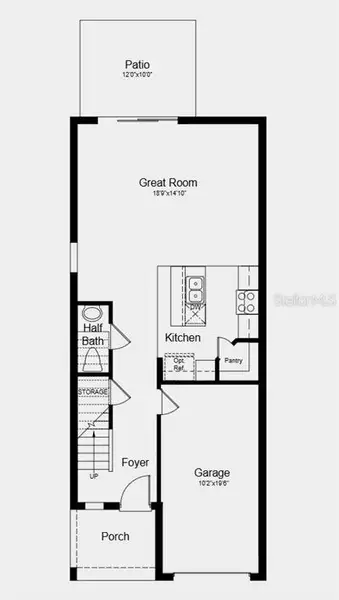 2D floor plan layout of this home in Firethorn, Parrish, FL (Image 2). 2D floor plan layout of this home in Firethorn, Parrish, FL (Image 2).