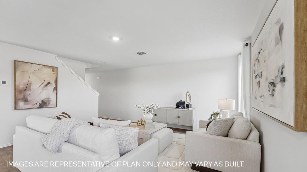 Furnished interior view inside a new home in Marigold, Kyle (Image 7).