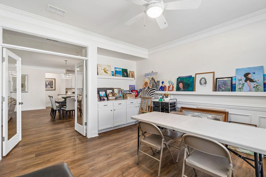 Furnished interior view inside a new home in , Huger (Image 31).