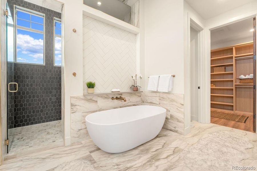 Furnished interior view inside a new home in , Parker (Image 12).