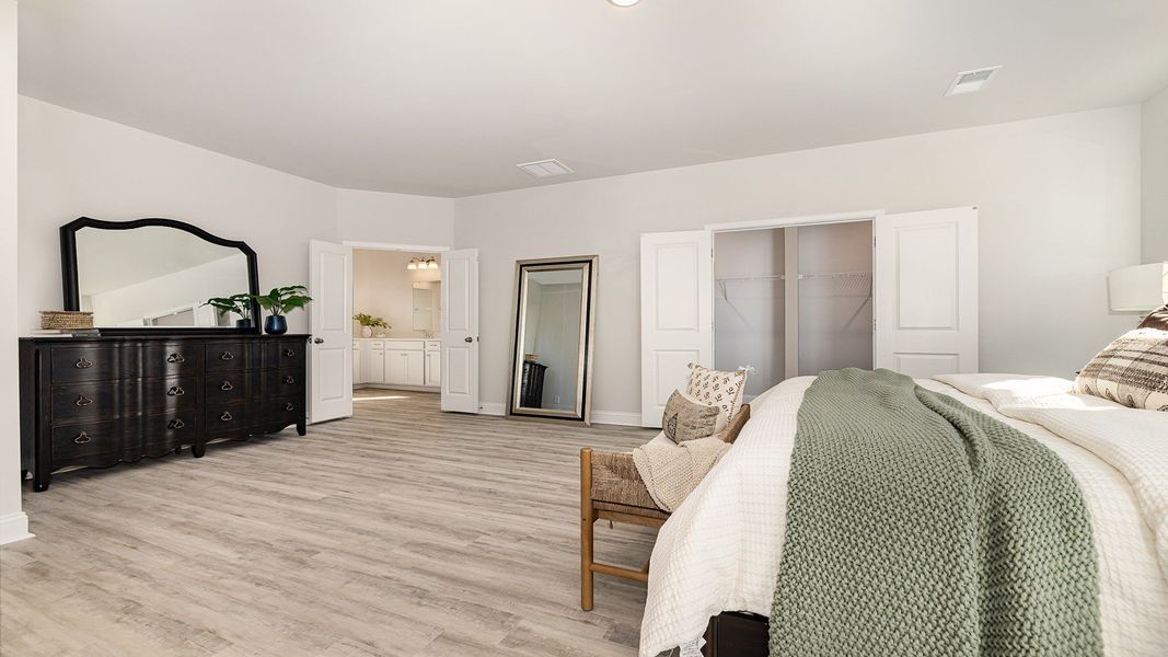 Representative furnished interior of a home built from the TILLMAN by D.R. Horton in Auberon Woods, Conway (Image 14).