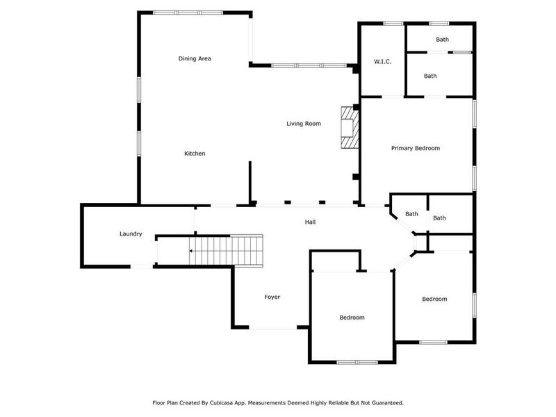 2D floor plan layout of this home in , Dallas, GA (Image 3).