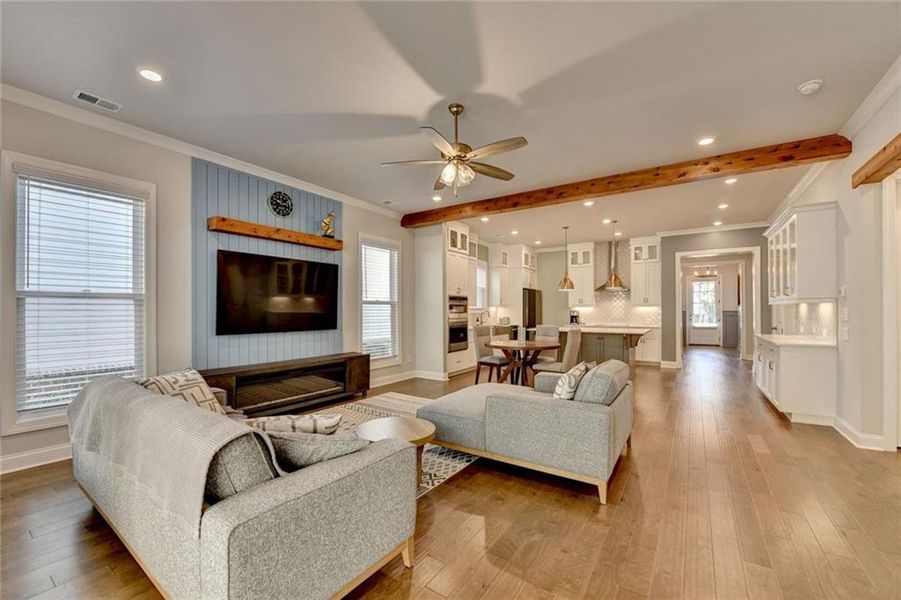 Furnished interior view inside a new home in , Duluth (Image 60).