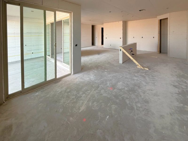 Dining into kitchen and great room