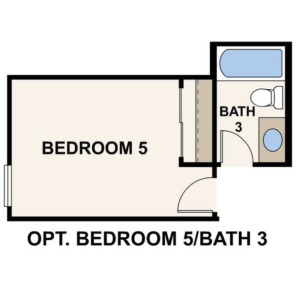 2D floor plan layout of this home in North Copper Canyon, Surprise, AZ (Image 3).
