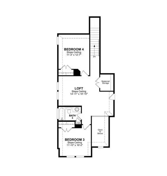 2D floor plan layout of this home in , Richmond, TX (Image 3).