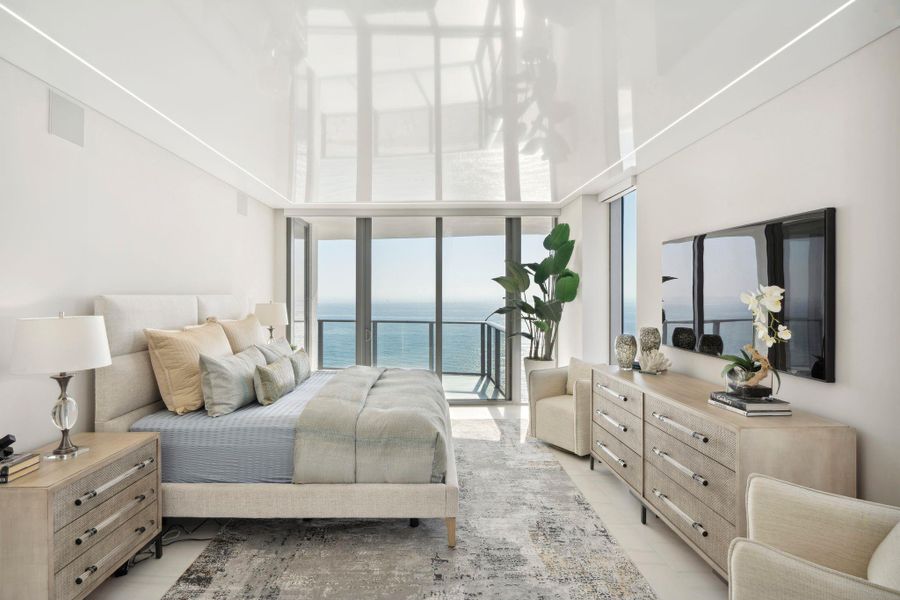 Furnished interior view inside a new home in , Pompano Beach (Image 1). Furnished interior view inside a new home in , Pompano Beach (Image 1).