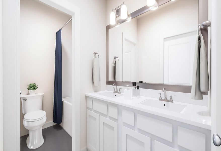 Representative furnished interior of a home built from the Ivy by Tri Pointe Homes in View at the Reserve, Mansfield (Image 14).